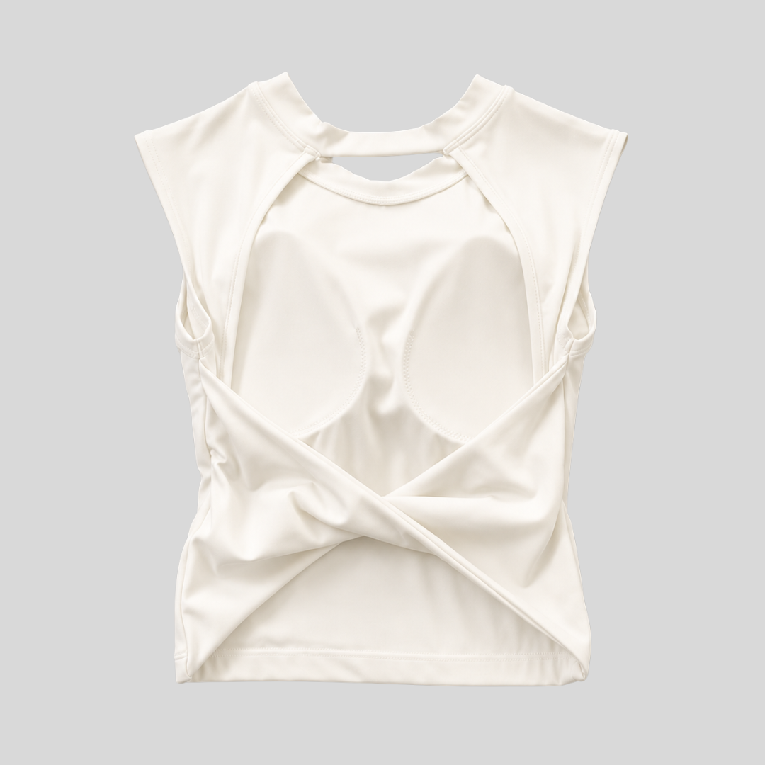 Top gainant dos nu - brassière intégrée
