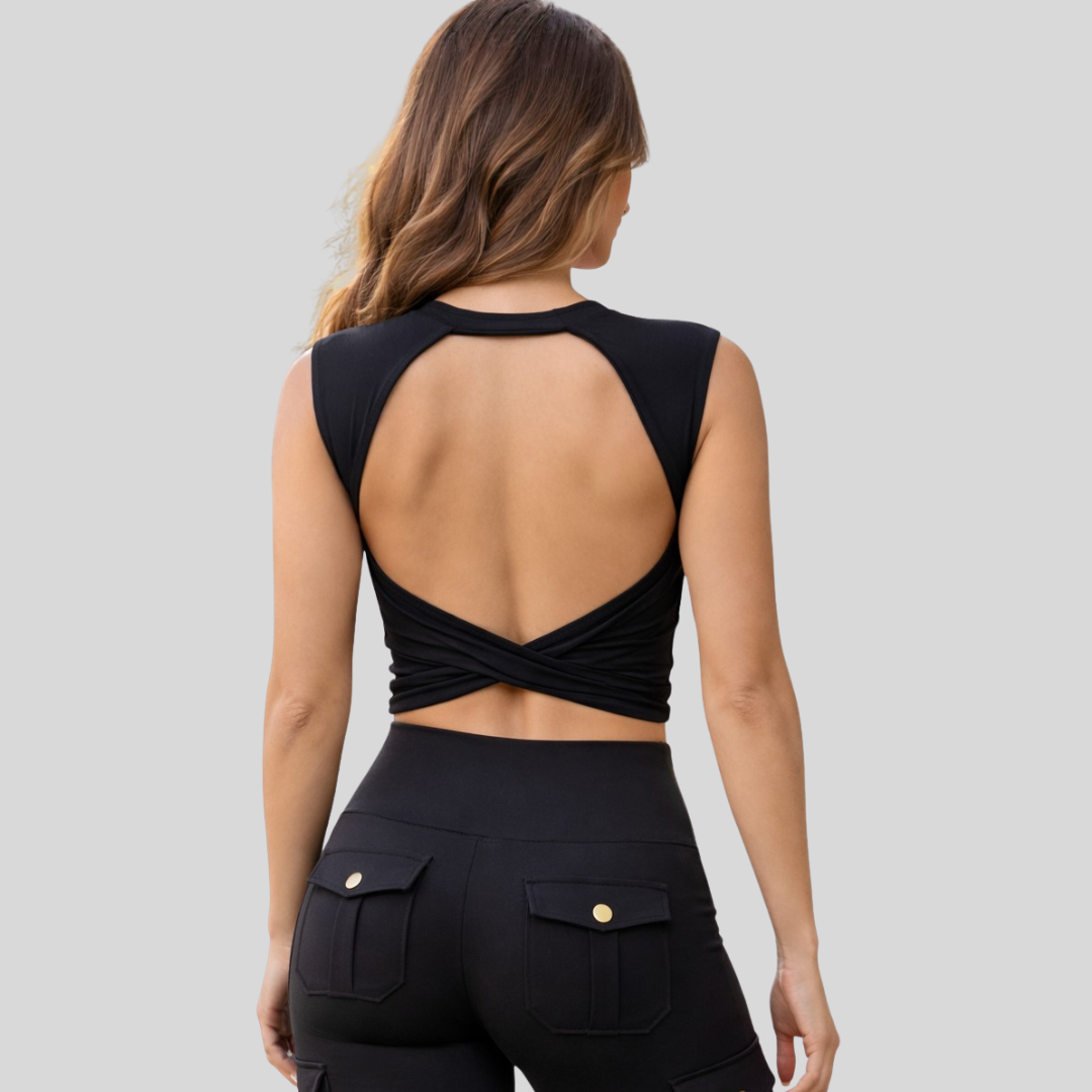 Top gainant dos nu - brassière intégrée